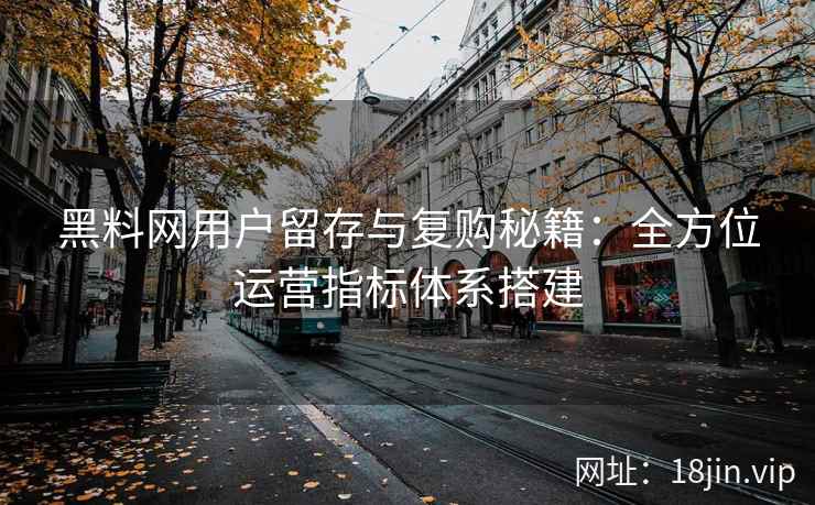 黑料网用户留存与复购秘籍：全方位运营指标体系搭建
