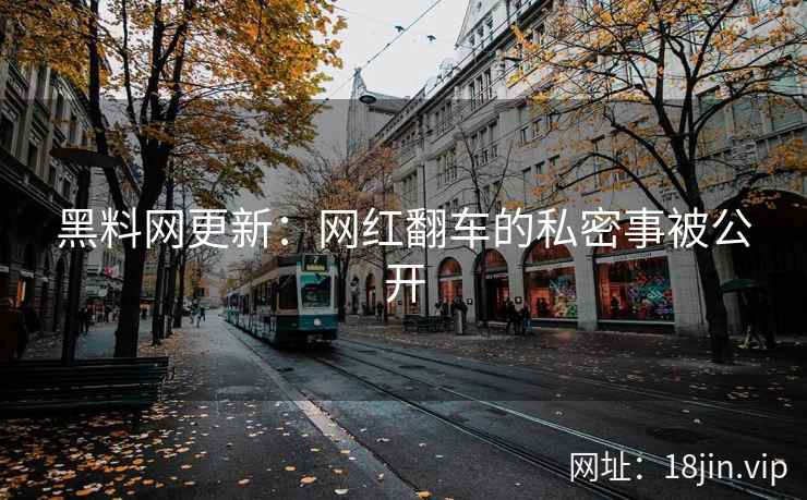 黑料网更新：网红翻车的私密事被公开